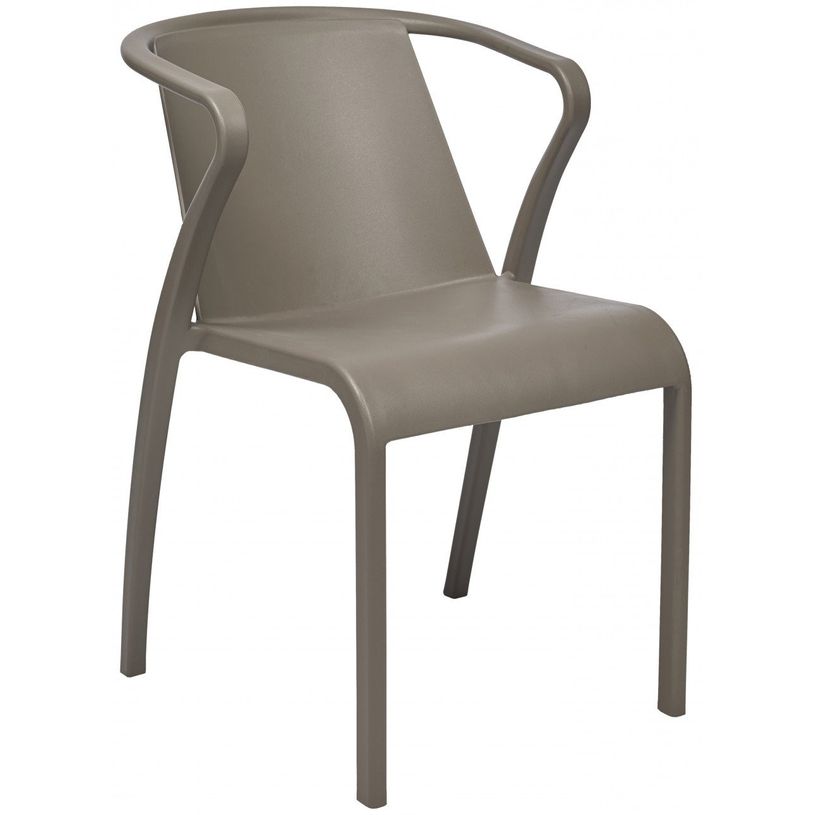 8414376776063-Fauteuil empilable FADO - Ezpeleta professionnel - Taupe-P_405227956_1-0