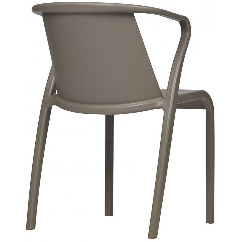 8414376776063-Fauteuil empilable FADO - Ezpeleta professionnel - Taupe-P_405227956_3-2