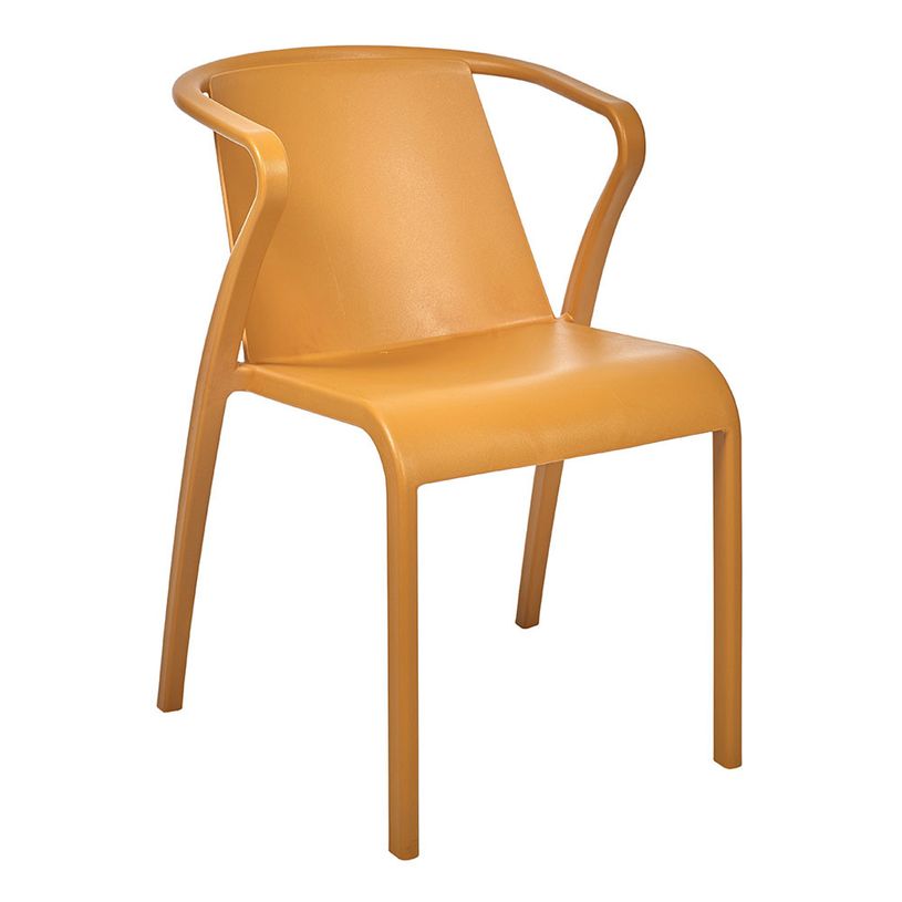 8414376784280-Fauteuil empilable FADO - Ezpeleta professionnel - Moutarde-P_405227958_1-0