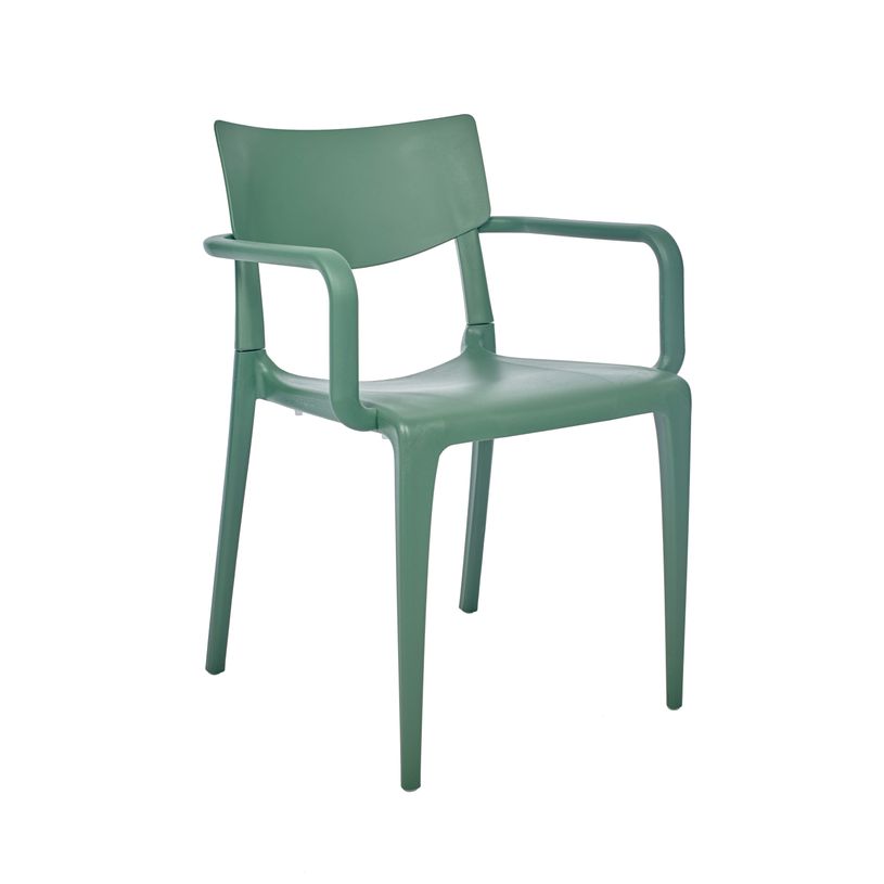 8414376746578-Fauteuil empilable TOWN - Ezpeleta professionnel - Vert-P_405227966_1-0