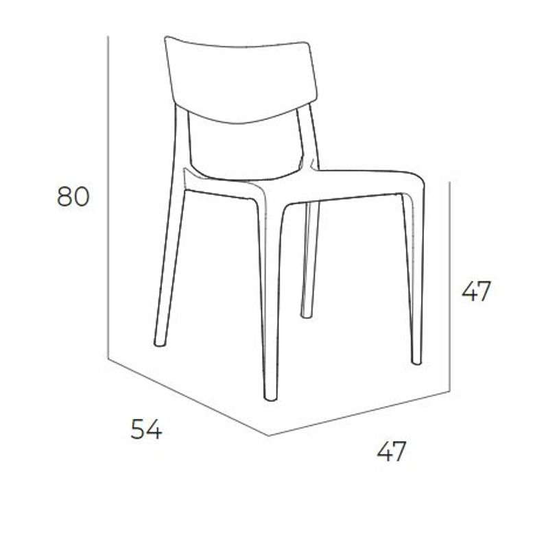 8414376730966-Chaise empilable TOWN - Ezpeleta professionnel - Taupe-P_405227968_4-3