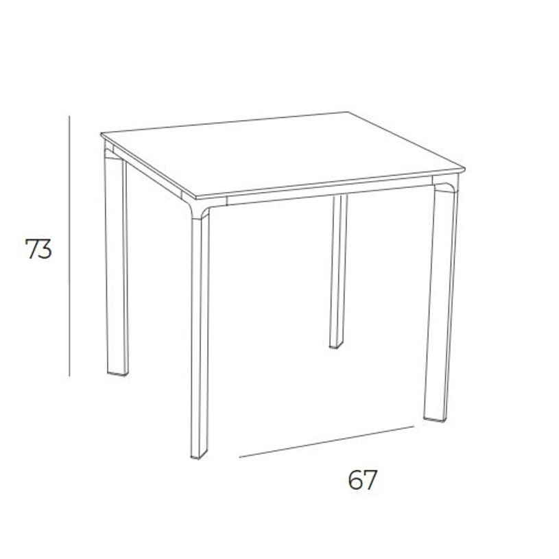 8414376816691-Table 80x80cm MEET - Ezpeleta professionnel - Blanc-P_405227976_3-2