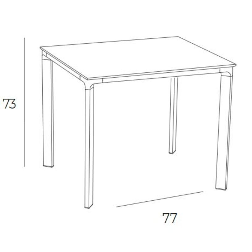 8414376816998-Table 90x90cm MEET - Ezpeleta professionnel - Blanc-P_405227979_3-2