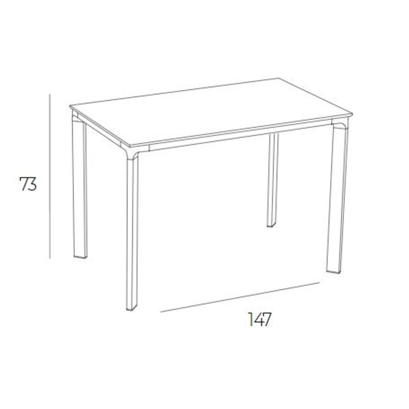 8414376817315-Table 160x90cm MEET - Ezpeleta professionnel - Taupe-P_405227986_3-2
