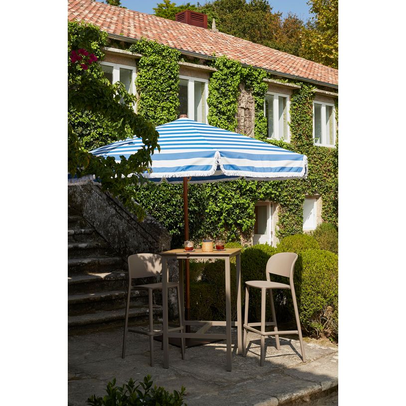 8414376807705-Table haute 70x70 cm URBAN - Ezpeleta professionnel - Taupe-P_405227992_2-1