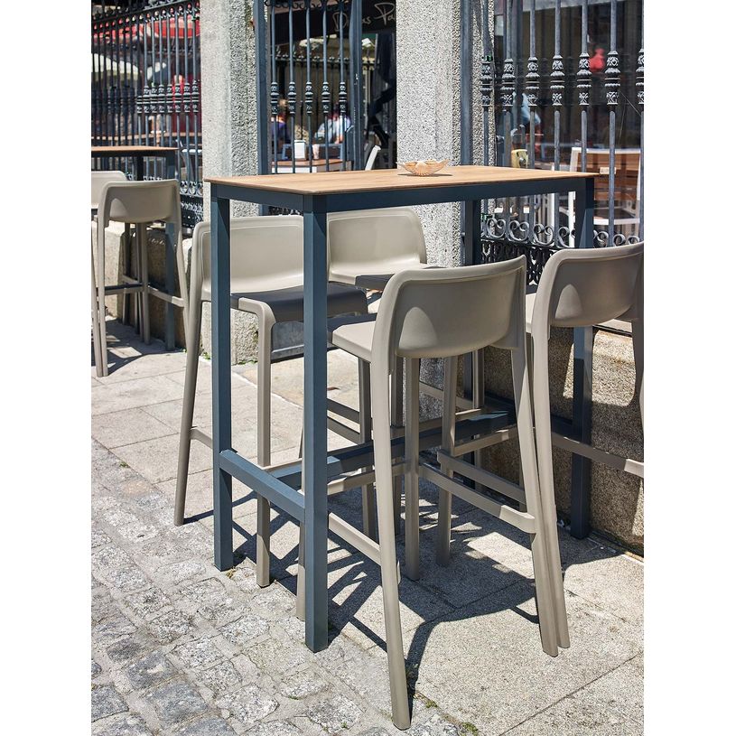8414376807712-Table haute 104 x 55 cm URBAN - ezpeleta professionnel - Taupe-P_405227995_3-2
