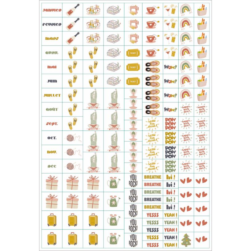 3371010531653-AGENDA 21 S PERPETUEL FR Eterny - Fleurs- 15x21 cm - Perpétuel - Quo Vadis--5