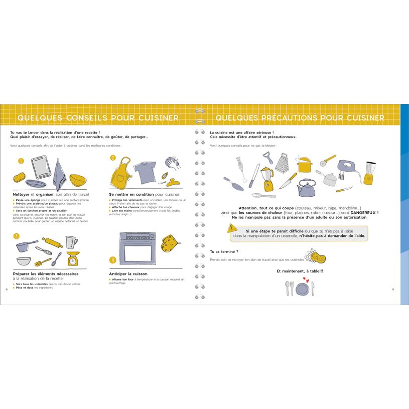 3371010528738-Quo Vadis - Carnet de cuisine - Spiralé - Français - Carnets thématiques - Multicolore - 24x24 cm - Papier Clairefontaine blanc - Fabri--2