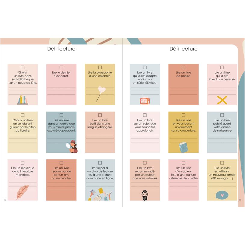 3371010531851-Quo Vadis - Carnet de lecture - Français - Carnets thématiques - Multicolore - 15x21 cm - Papier Clairefontaine blanc - Fabri--3