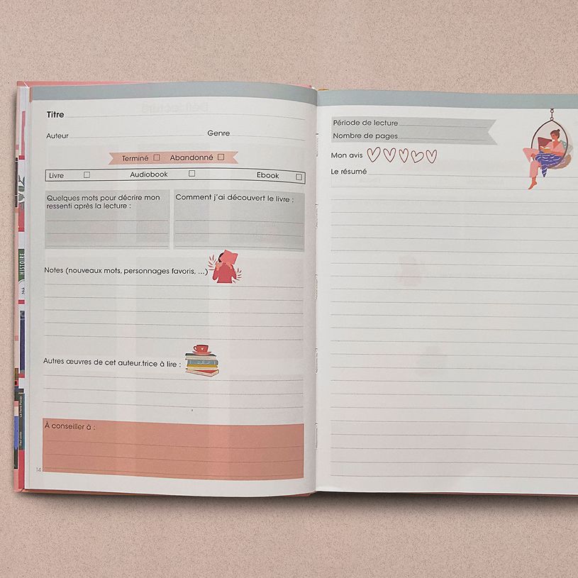 3371010531851-Quo Vadis - Carnet de lecture - Français - Carnets thématiques - Bibliothèque - 15x21 cm - Papier Clairefontaine blanc - Fabri--7