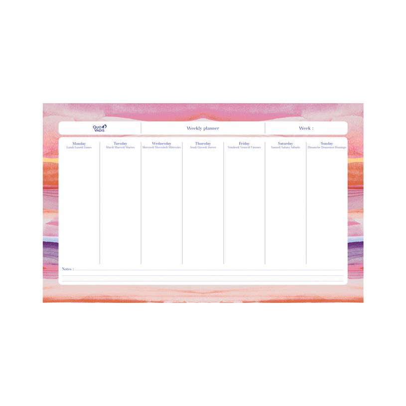 3371010528684-Quo Vadis - Sous-main perpétuel à feuillets - Multilingue - Iconique - Perpétuel - 16,5x26,5 cm - Papier Clairefontaine blanc - Fabri--3