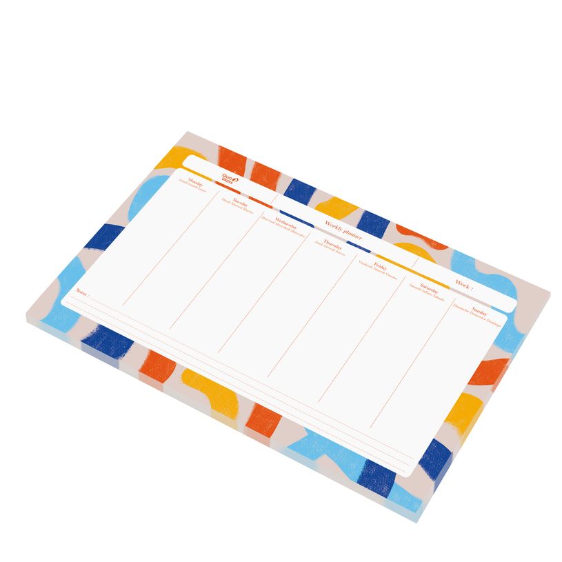 3371010532155-Quo Vadis - Sous-main perpétuel à feuillets - Multilingue - Iconique - Jaune - Perpétuel - 16,5x26,5 cm - Papier Clairefontaine blanc - Fabri--1