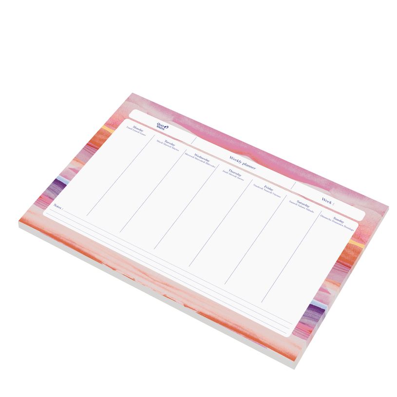 3371010532179-Quo Vadis - Sous-main perpétuel à feuillets - Multilingue - Iconique - Multicolore - Perpétuel - 16,5x26,5 cm - Papier Clairefontaine blanc - Fabri--1