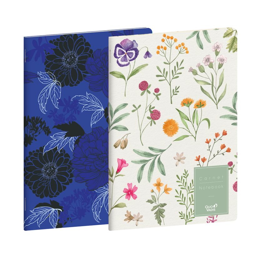 3371010527359-Quo Vadis - Carnet de notes - Daisy - Pages Lignées - 15x21 cm - Papier Clairefontaine blanc - Fabrica--1