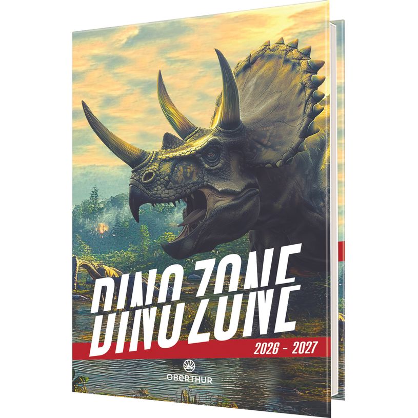 3664447217321-Agenda Dino - 1 jour par page - 12,5 x 17,5 cm - Oberthur--0