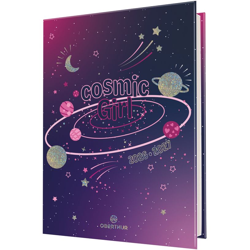3664447217352-Agenda Cosmic - 1 jour par page - 12,5 x 17,5 cm - Oberthur--0