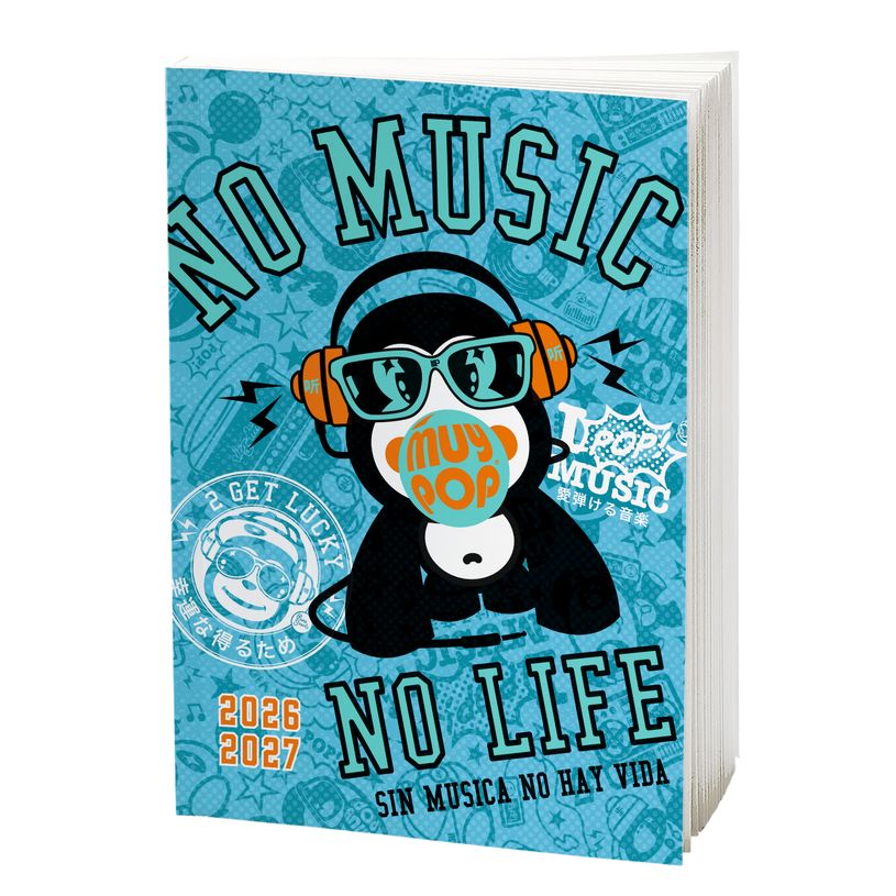 3664447221168-Agenda Muy Pop - 1 jour par page - 12,5 x 17,5 cm - Boy - Oberthur--0