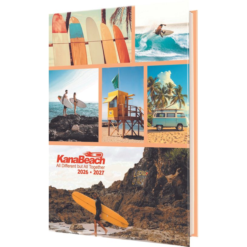 3664447222042-Agenda Kanabeach - 1 jour par page - 12,5 x 17,5 cm - Photos - Oberthur--0