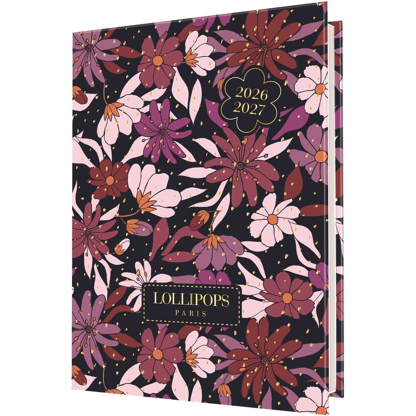 3664447221137-Agenda Lollipops - 1 jour par page - 12,5 x 17,5 cm - Oberthur--0