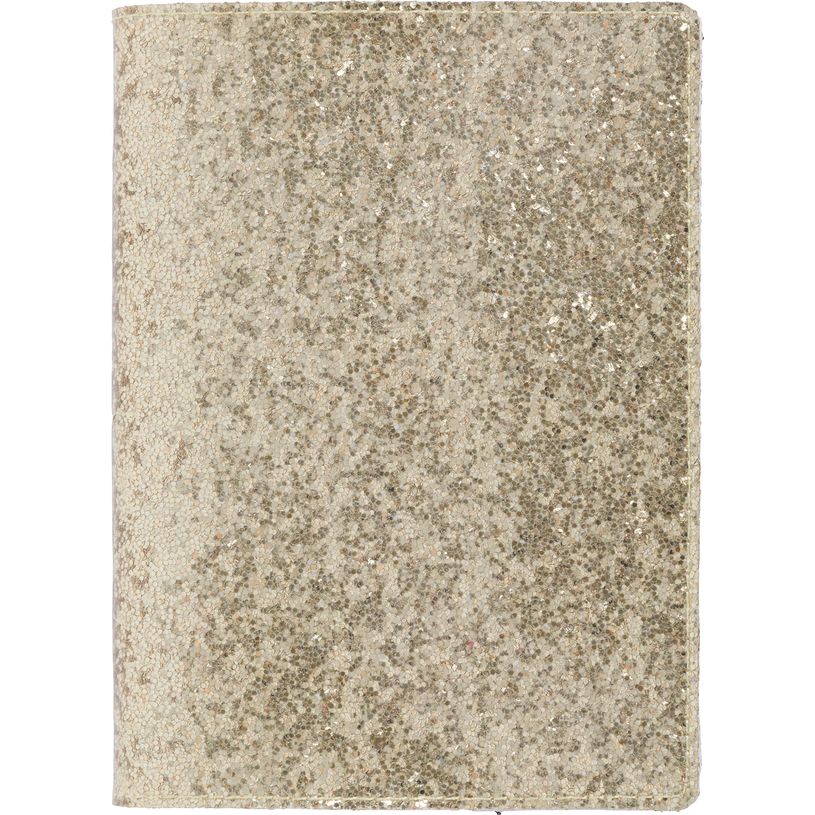 3664447222172-Agenda Paillettes - 1 jour par page - 13 x 18 cm - doré - Oberthur--0