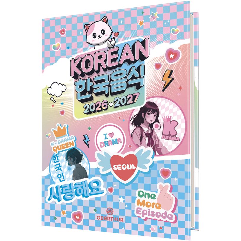 3664447222134-Agenda K-Drama - 1 jour par page - 12,5 x 17,5 cm - Oberthur--0