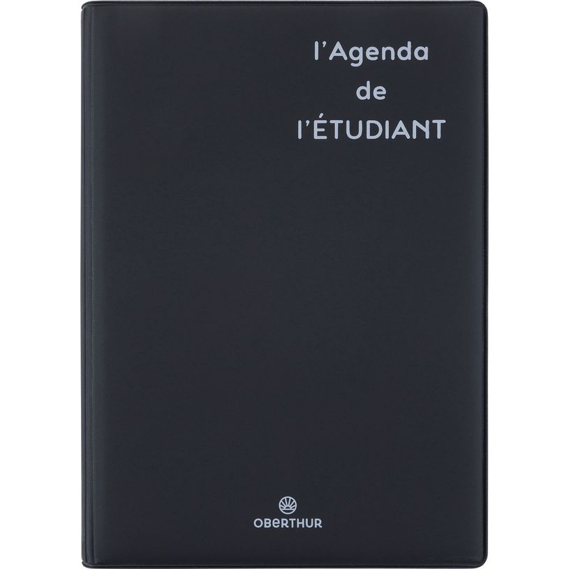 3664447221991-Agenda Humour Gomme - 1 jour par page - 13 x 18,5 cm - noir - Oberthur--0