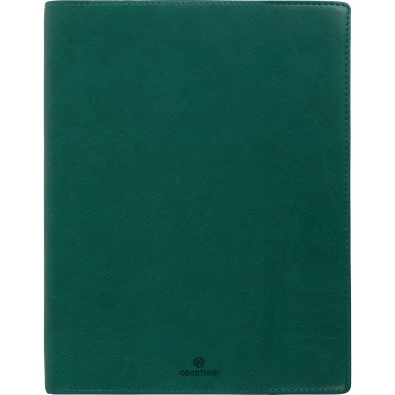3664447219585-Agenda Dayton - 1 semaine sur 2 pages - 22 x 28 cm - vert - Oberthur--0