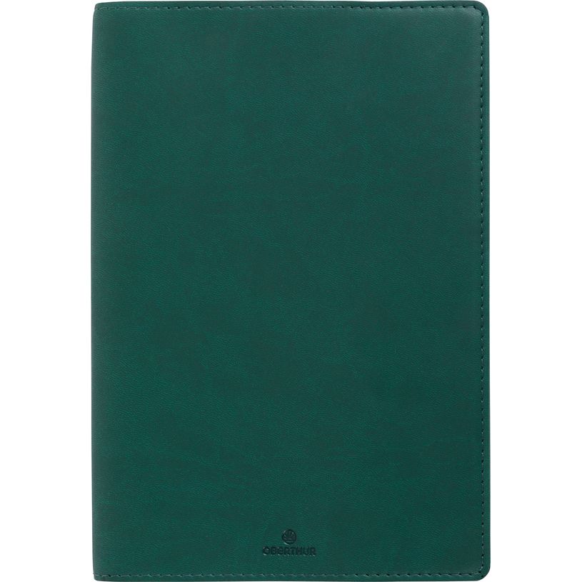 3664447219660-Agenda Dayton - 1 semaine sur 2 pages - 17 x 24,5 cm - vert - Oberthur--0