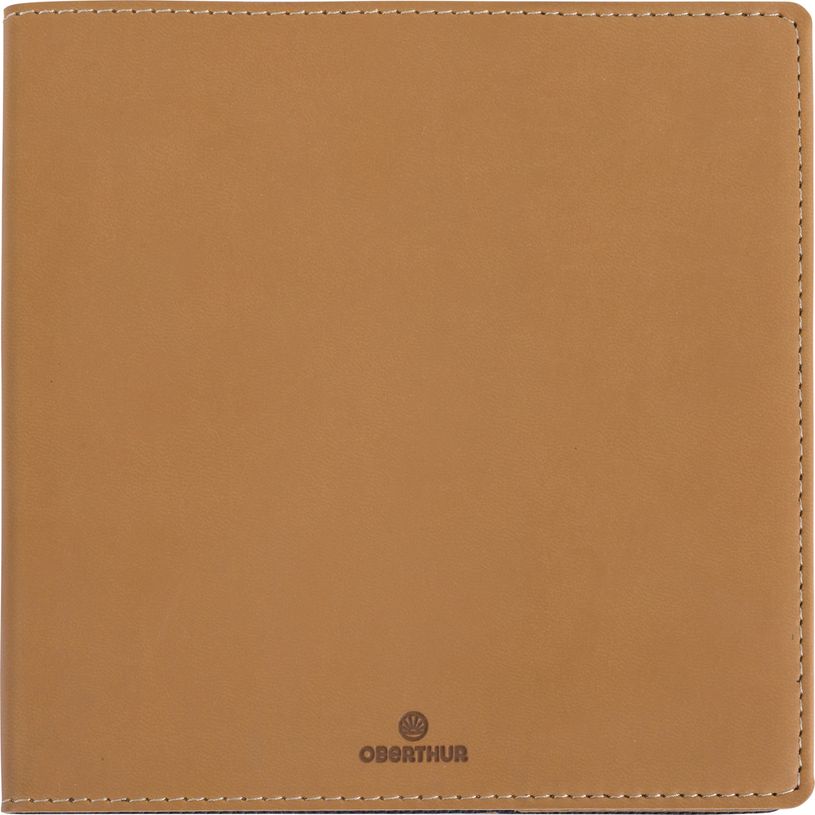 3664447219721-Agenda Dayton - 1 semaine sur 2 pages - 16,5 x 16,5 cm - camel - Oberthur--0