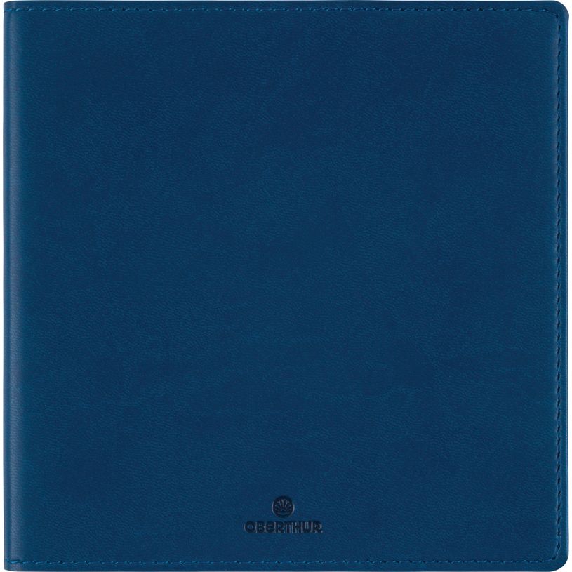 3664447219738-Agenda Dayton - 1 semaine sur 2 pages - 16,5 x 16,5 cm - bleu marine - Oberthur--0