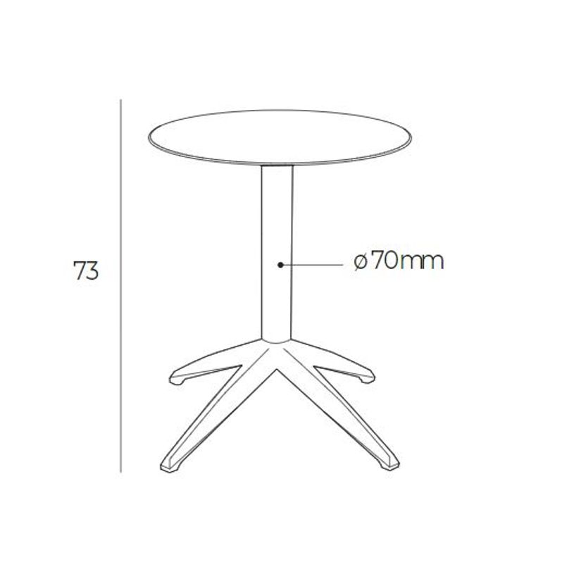 8414376945568-Table QUATRO abattante ronde Ø 60 cm - Ezpeleta - Blanc-P_405228003_6-5