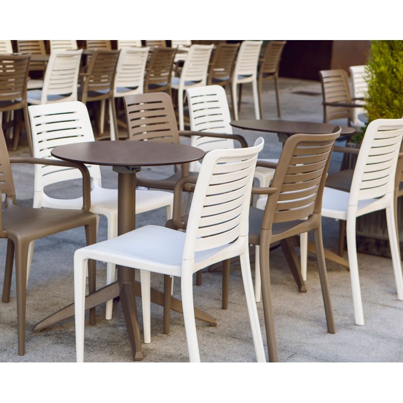 8414376945339-Table QUATRO abattante ronde Ø 60 cm - Ezpeleta - Taupe-P_405228004_4-3