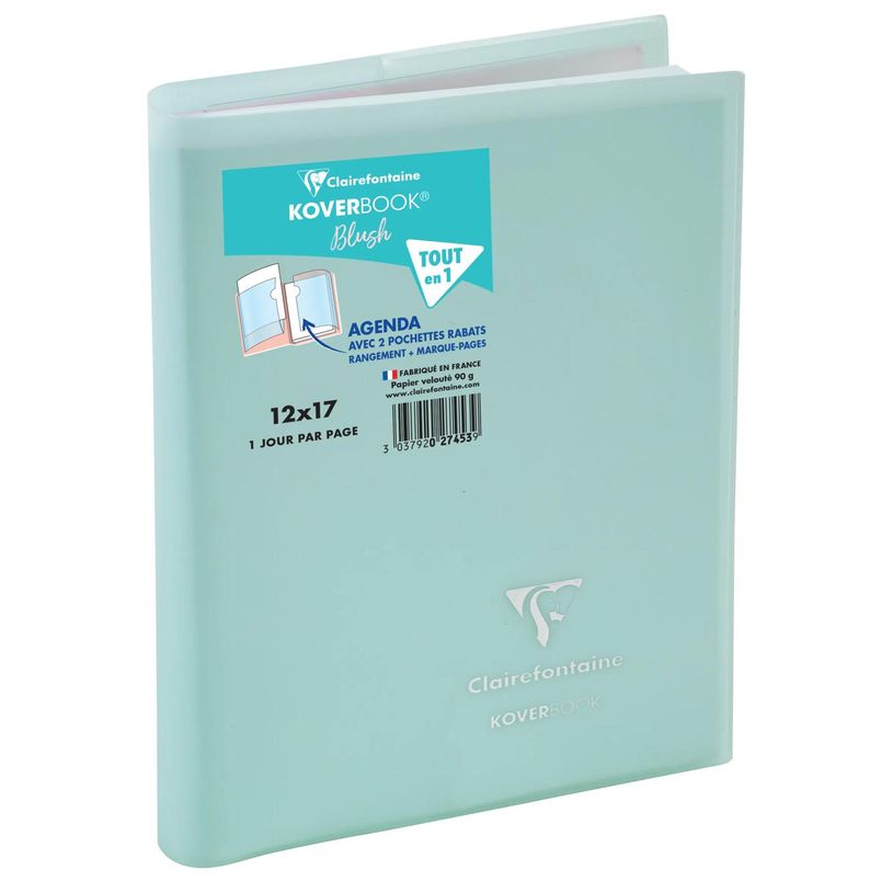 3037920274539-Agenda Koverbook Pastel - 1 jour par page - 12 x 17 cm - disponible dans différentes coul-P_405228023_5-4