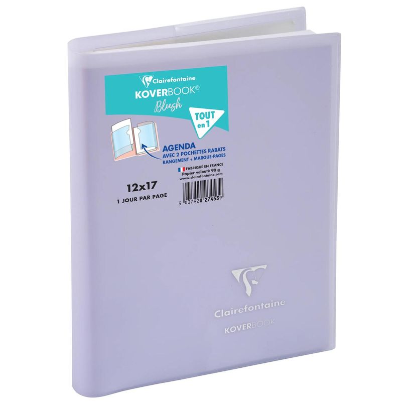 3037920274539-Agenda Koverbook Pastel - 1 jour par page - 12 x 17 cm - disponible dans différentes coul-P_405228023_6-5