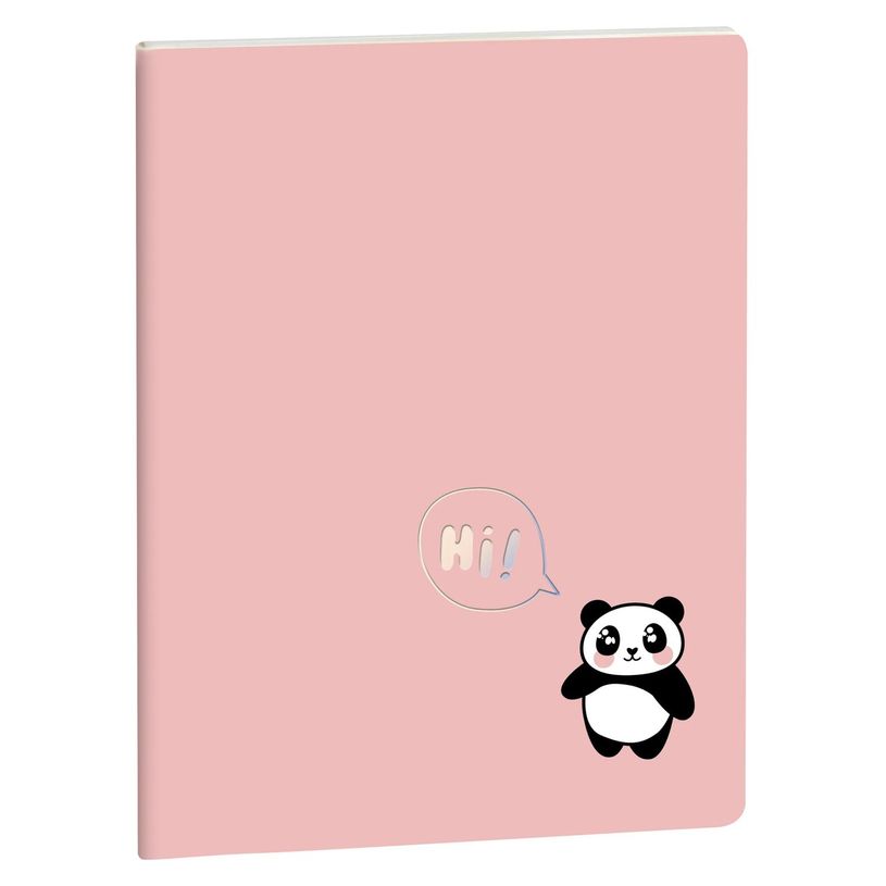 3660942087681-Notebook Cute Friends ligné - 15 x 21 cm - panda - Exacompta-P_405228059_1-0