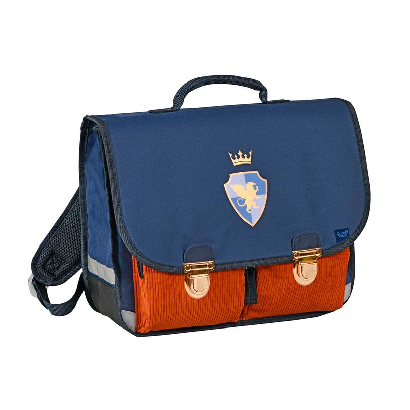 3371010525133-CARTABLE 38 VINTAGE - 2 COMPARTIMENTS Louise & Arthur - Chevalier - 38x30x14 cm-P_405228137_1-0