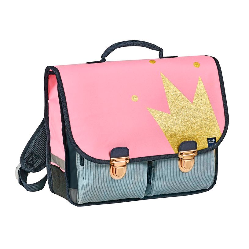 3371010525126-CARTABLE 38 VINTAGE - 2 COMPARTIMENTS Louise & Arthur - Princesse - 38x30x14 cm-P_405228138_1-0