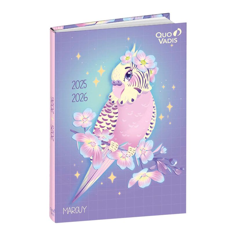 3371010524969-EUROTEXTAGENDA ML Marguy Enfants - Perruche - 12x17 cm - Journalier - 12 mois de août à -P_405228141_1-0