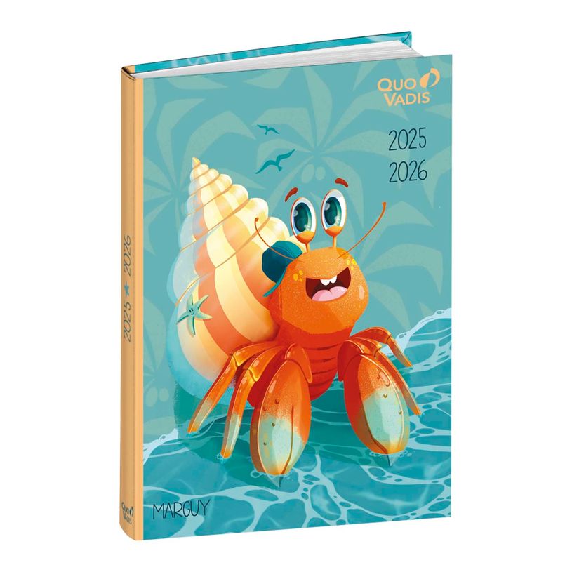 3371010524983-EUROTEXTAGENDA ML Marguy Enfants - Bernard - 12x17 cm - Journalier - 12 mois de août à j-P_405228143_1-0