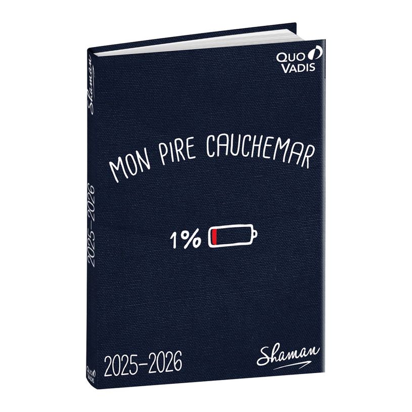 3371010529919-EUROTEXTAGENDA ML Shaman - Cauchemar - 12x17 cm - Journalier - 12 mois de août à juillet-P_405228177_1-0