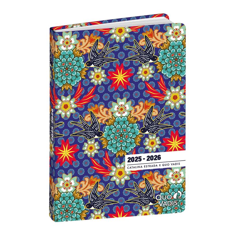 3371010525379-EUROTEXTAGENDA ML Catalina Estrada - Oiseaux - 12x17 cm - Journalier - 12 mois de août à-P_405228179_1-0