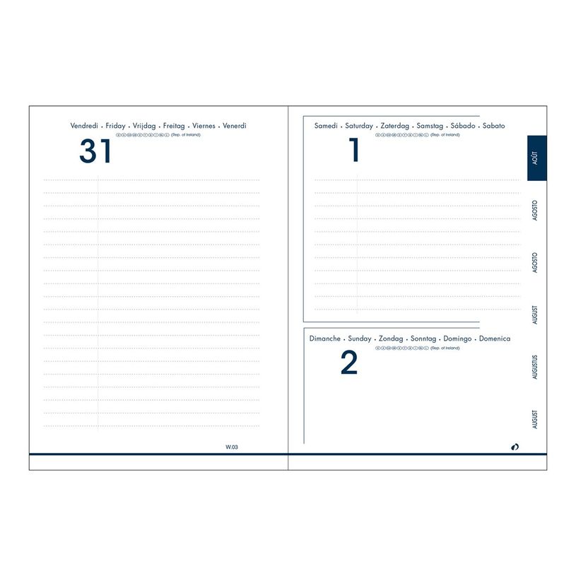3371010515318-Quo Vadis - Agenda année scolaire - 2026-2027 - Eurotextagenda - Journalier - Multilingue - Impala - Rouge - 12 mois -P_405228227_1-2