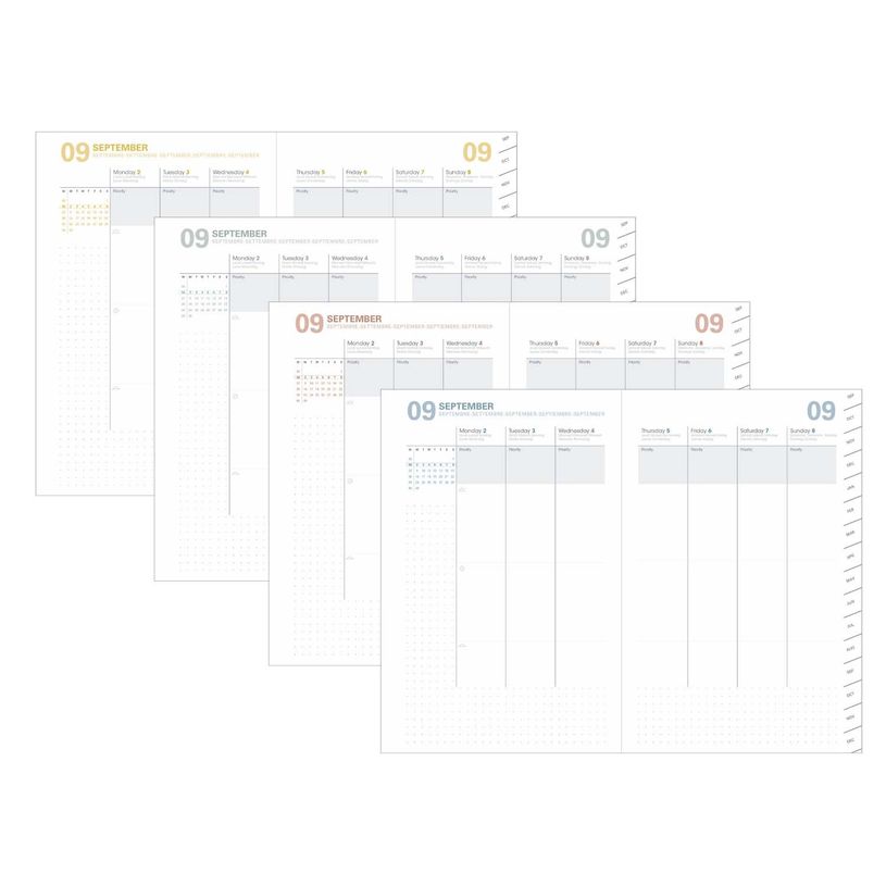 3371010529001-PLAN WEEK 1624 4C ML Recharge - 16x24 cm - Semainier - 16 mois de septembre à décembre --P_405228276_1-0