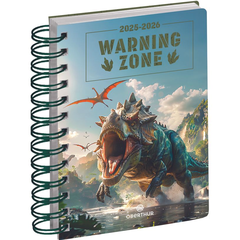 3664447217338-Agenda wire'o lenticulaire dino - 1 jour/page - 12,3 x 17,6 cm - Oberthur-P_405228365_1-0