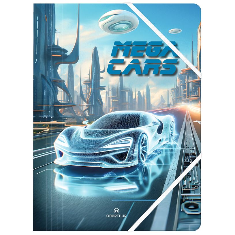 3664447195544-Chemise A4 Megacars - 24 x 32 cm - Oberthur-P_405228389_1-0