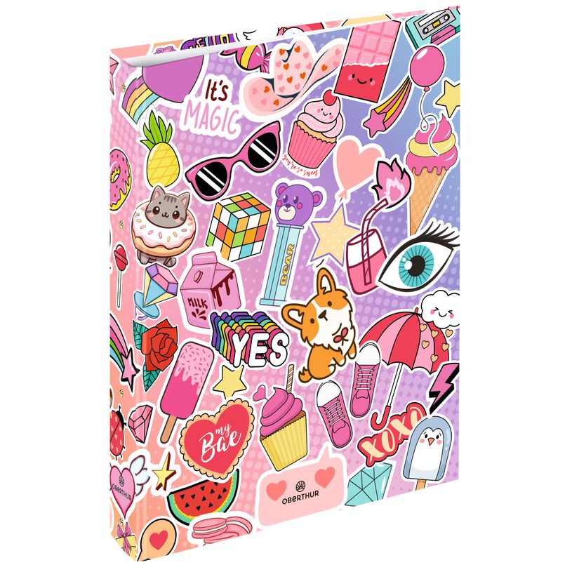 3664447192925-Classeur A4 dos 40 Kawai - 25 x 32 cm - Oberthur-P_405228393_1-0