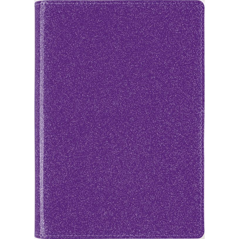 3664447222158-Agenda Paillettes - 1 jour par page - 13 x 18 cm - violet - Oberthur-P_405228429_1-0