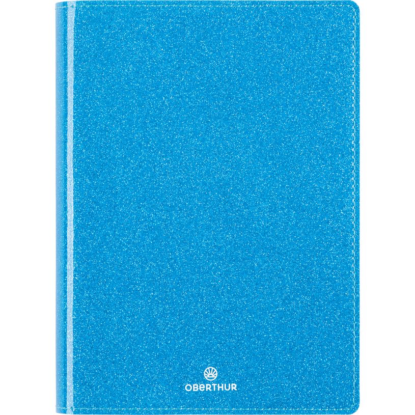 3664447222172-Agenda Paillettes - 1 jour par page - 13 x 18 cm - bleu - Oberthur-P_405228431_1-0