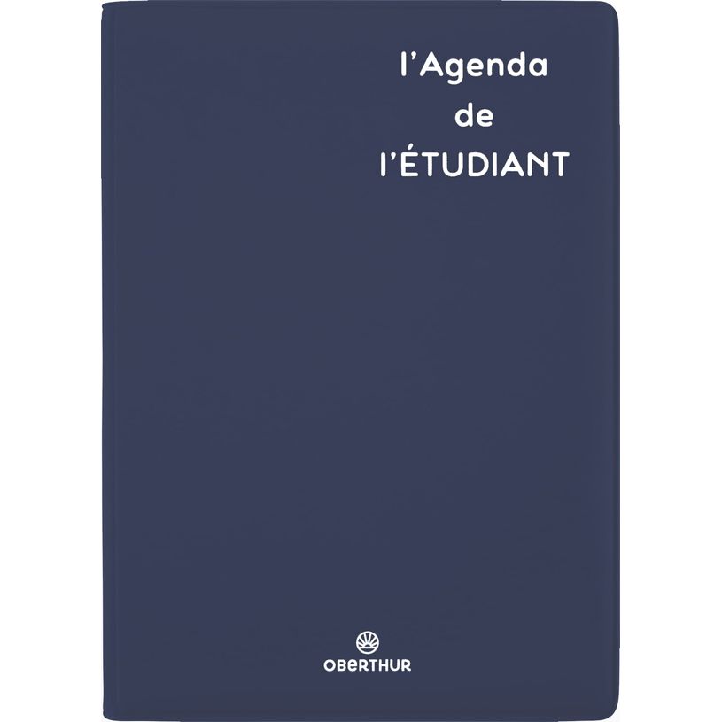 3664447222011-Agenda Humour Gomme - 1 jour par page - 13 x 18 cm - bleu marine - Oberthur-P_405228442_1-0