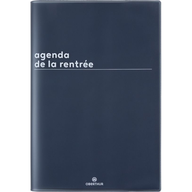3664447216966-Agenda Boréal - 1 semaine sur 2 pages - 16 x 24 cm - noir - Oberthur-P_405228453_1-0
